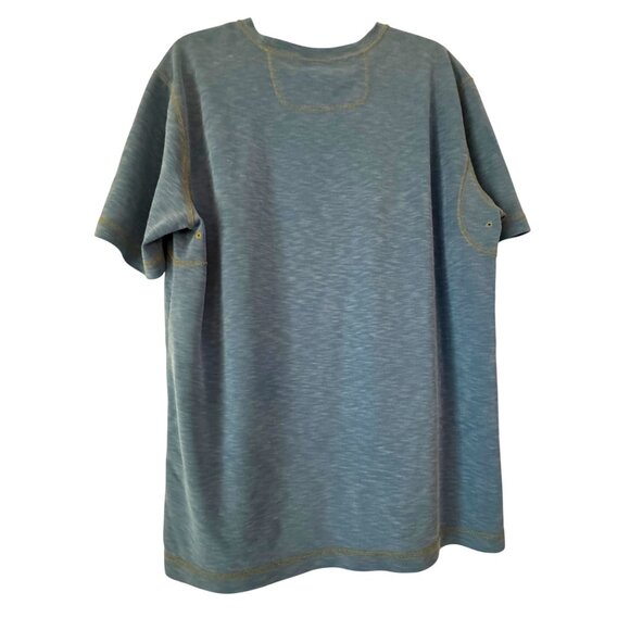 Tommy Bahama Men's Blue Casual SS Casual Round Neck T-Shirt, Size L - Picture 2 of 7